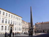 Obelisk near catherdral.