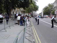 Demonstration near 10 Downing St